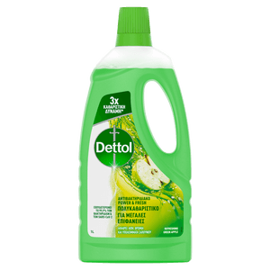 DETTOL ΠΟΛΥΚΑΘΑΡΙΣΤΙΚΟ ΓΙΑ ΜΕΓΑΛΕΣ ΕΠΙΦΑΝΕΙΕΣ REFRESHING GREEN APPLE