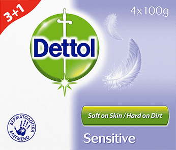 DETTOL ΜΠΑΡΑ ΣΑΠΟΥΝΙΟΥ SENSITIVE